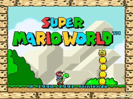 Super Mario World for the Super Nintendo Original