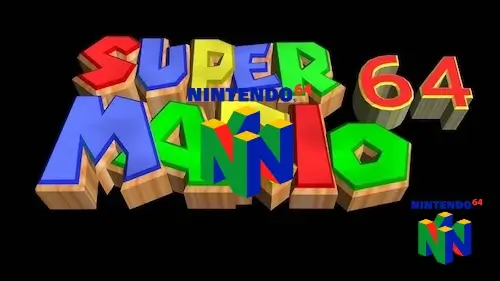 1990's Nintendo Games - Super Mario 64