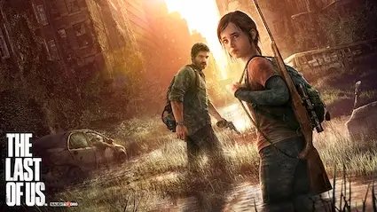 Joel and Ellie navigating a post-apocalyptic world, facing emotional and moral dilemmas in The Last of Us