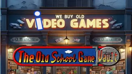 Sell your Video Games at The Old School Game Vault