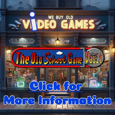 Sell Your Old Games at The Old School Game Vault